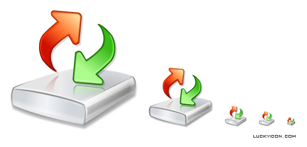 Product icon in Vista style for Active@ Undelete by LSoft Technologies