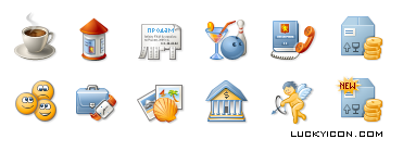 Set of icons for www.kgs.ru